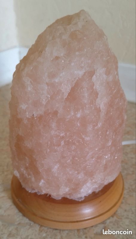 Lampe De Sel Himalaya En Cristal Naturelle