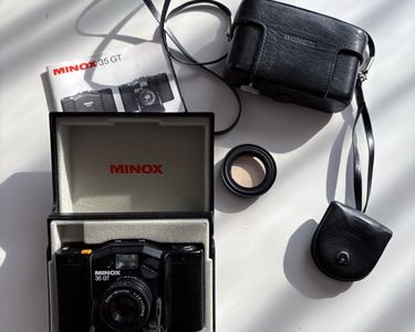 Appareil photo Minox 35 EL vintage et flash FC fonctionnel (D'occasion