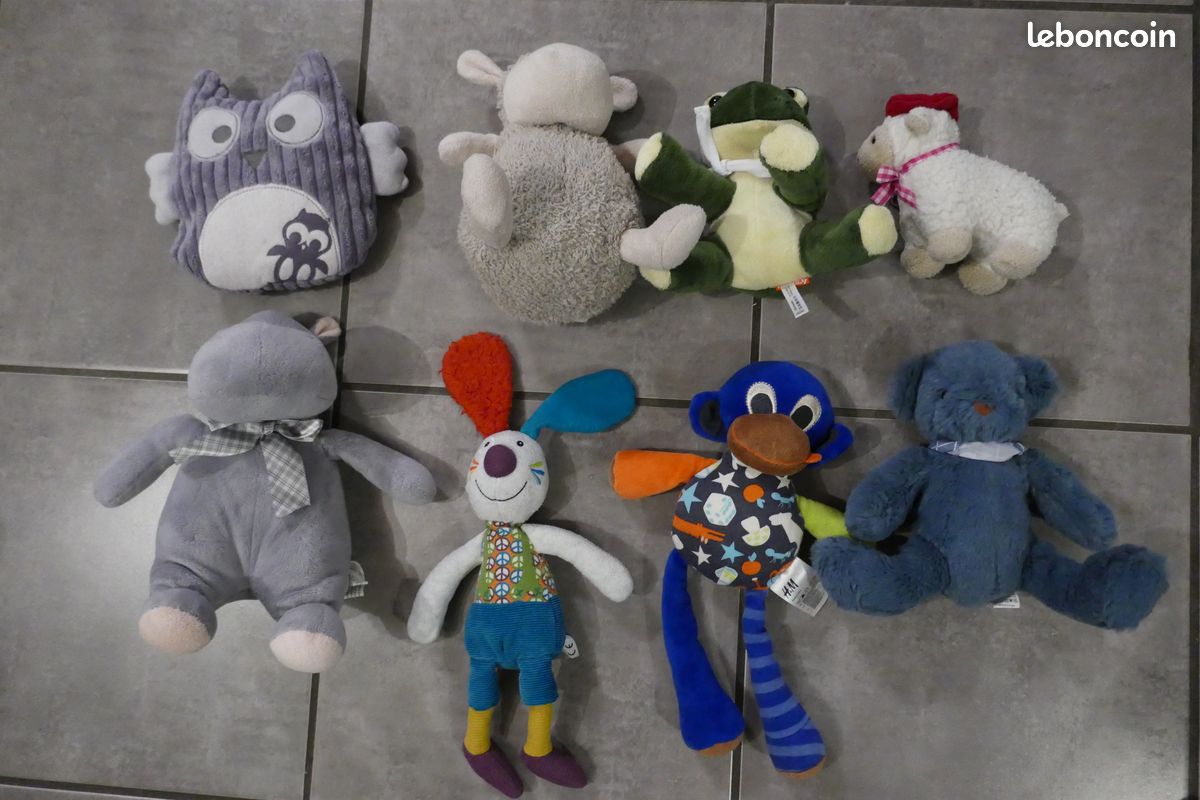 Lot de 8 peluches (image 1)
