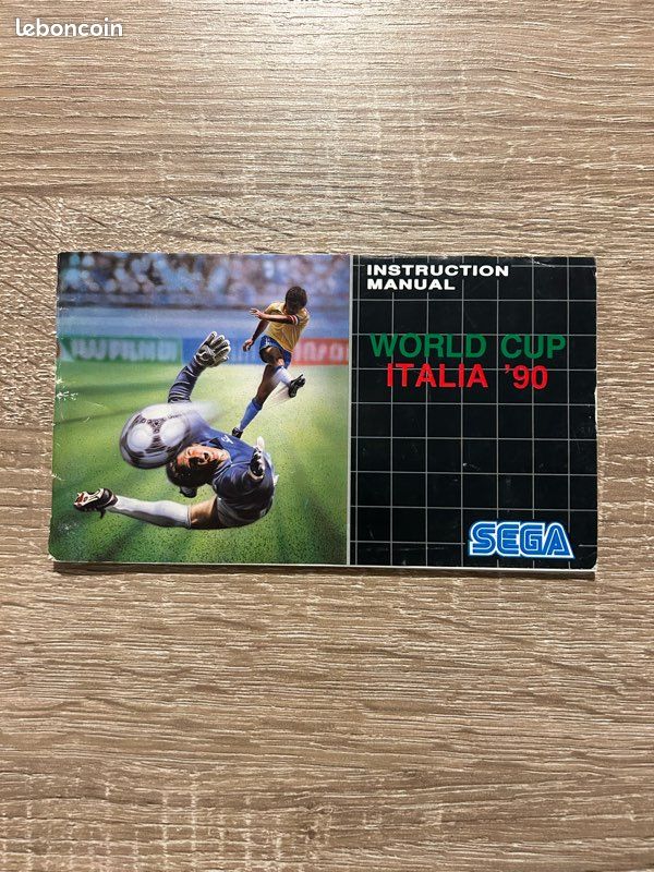 Notice SEGA Soccer - SEGA Mega Drive - Manuel D'instructions Multilingue - Bon état
