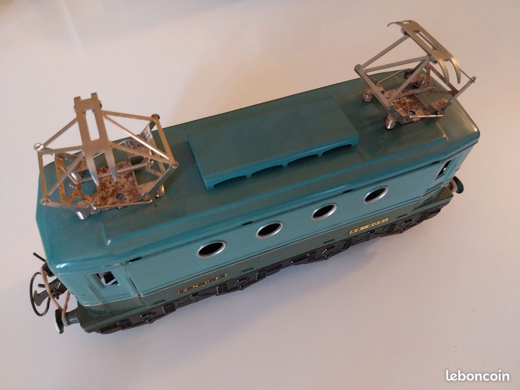 Hornby 1/48 o ref obb, locomotive motrice electrique type 1b1 sncf bb 8051 train - Collection