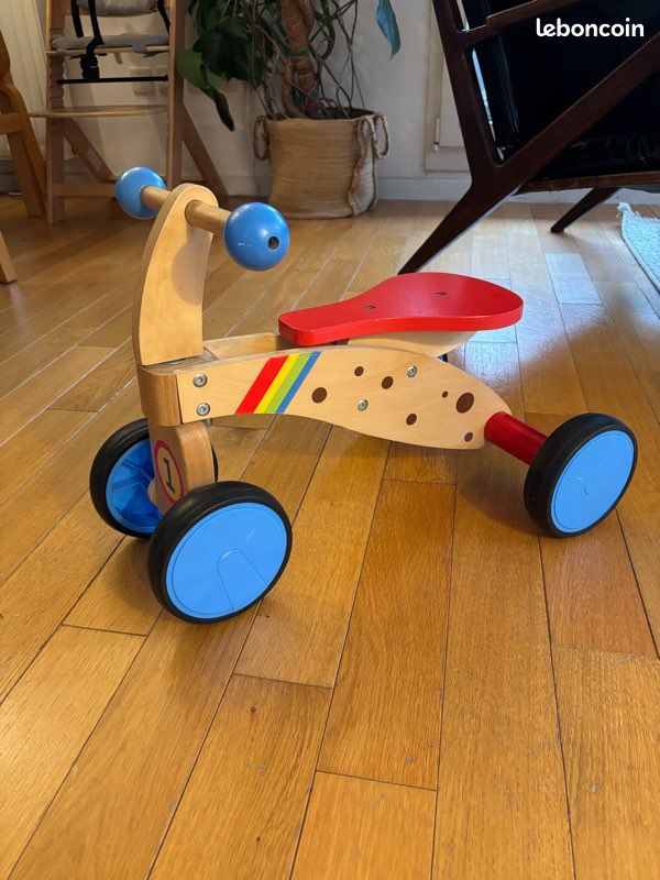 Draisienne /Tricycle enfant en bois (image 2)