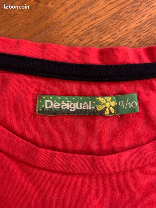 Tee-shirt Manches longues Fille 9/10 ans Desigual (image 2)