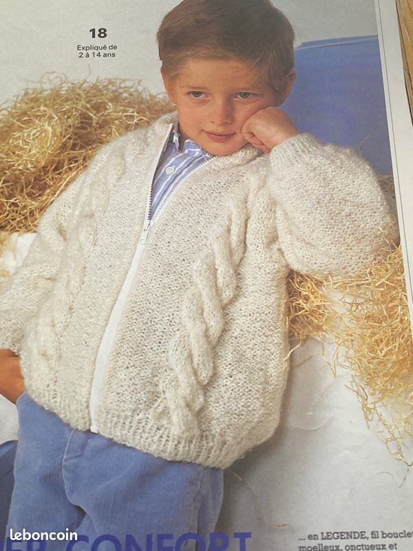 Magazine vintage de 1985 Phildar réf 124 (image 9)