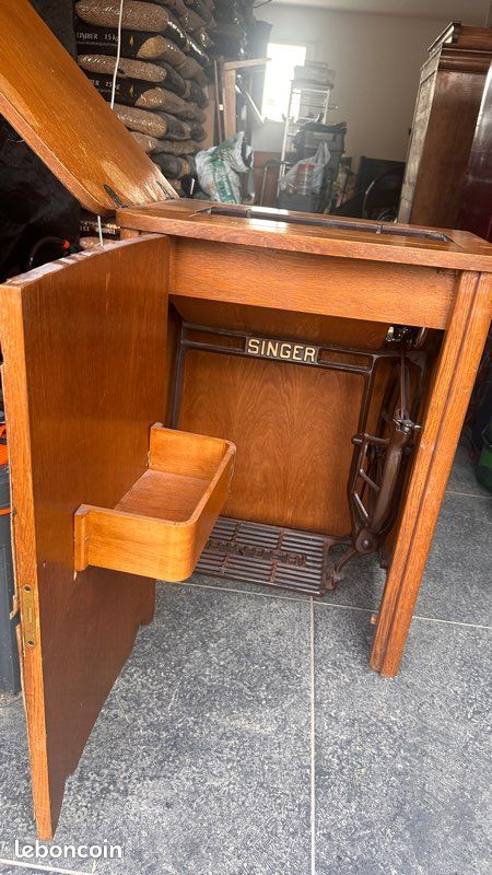 Ancienne machine à coudre Singer (image 2)