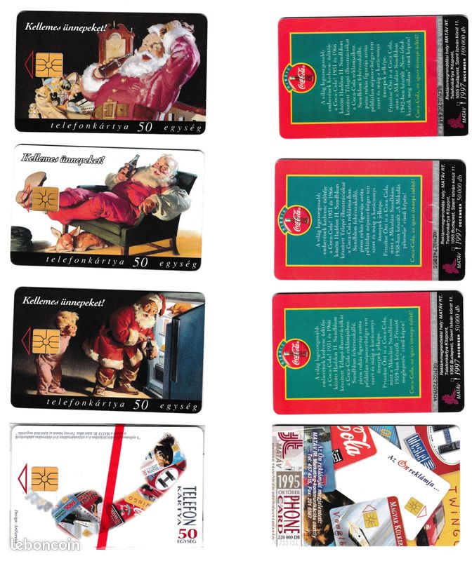 Série Coca-Cola - Cartes téléphoniques Hongroises (image 2)