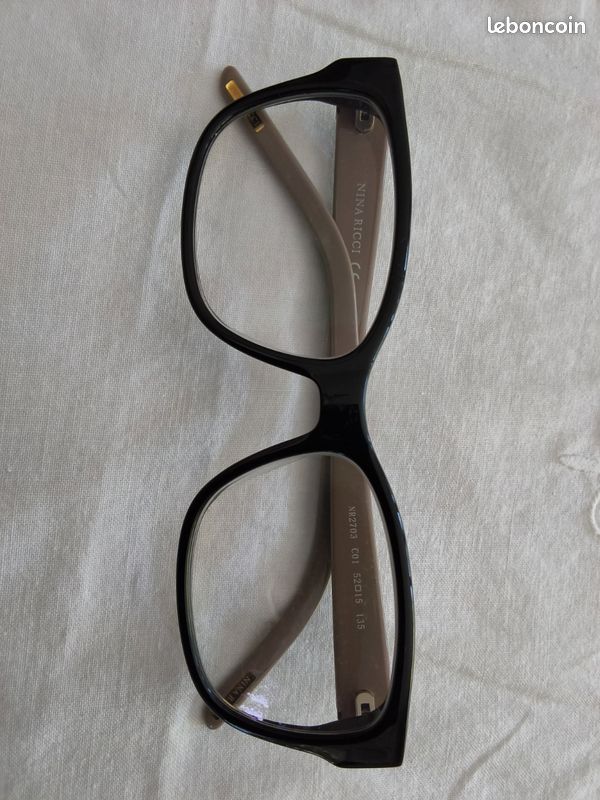 Authentiques lunettes Nina Ricci verres blancs (image 1)