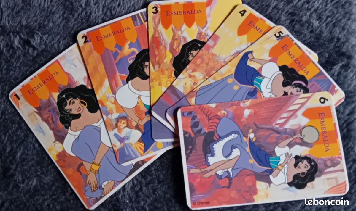 Jeu de 7 Famille vintage Le Bossu de Notre Dame (image 9)