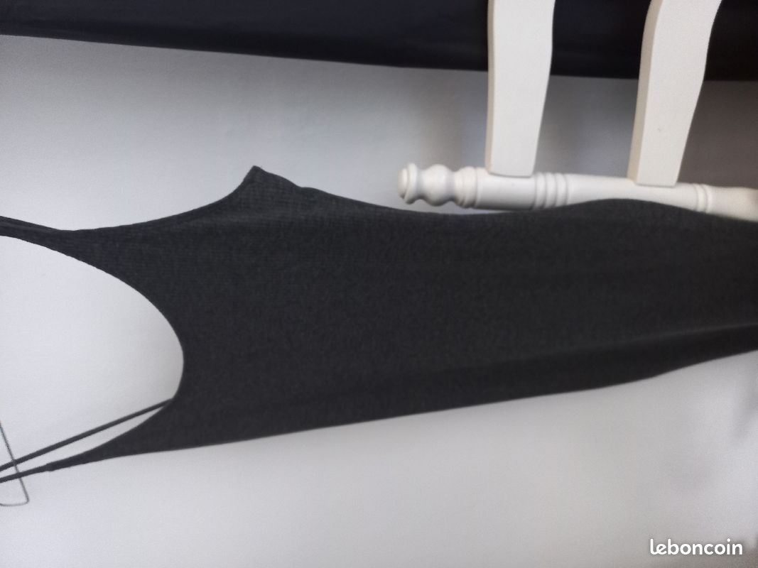 Robe grise ajustée moulante h&m taille 36 fines bretelles (image 8)