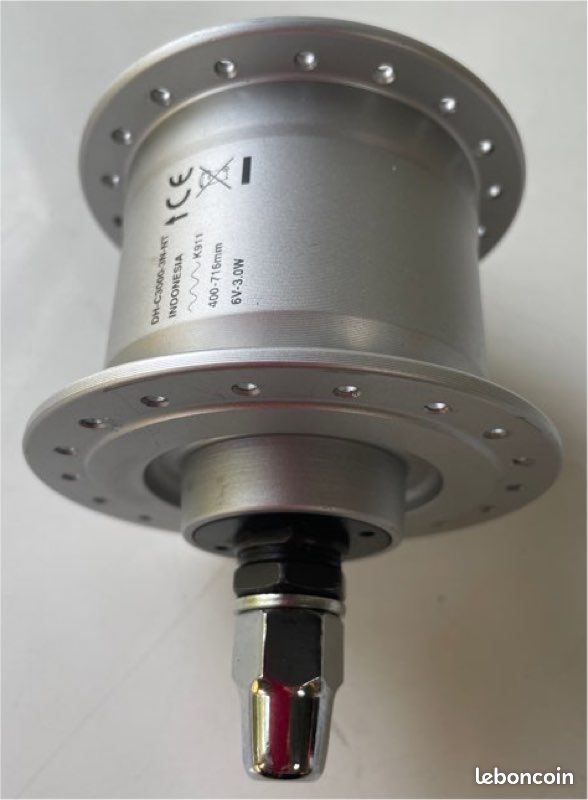 Moyeux Dynamo Shimano Nexus DH-C3000-3N-NT – Parfait Pour Vélo De Ville Ou Cargo