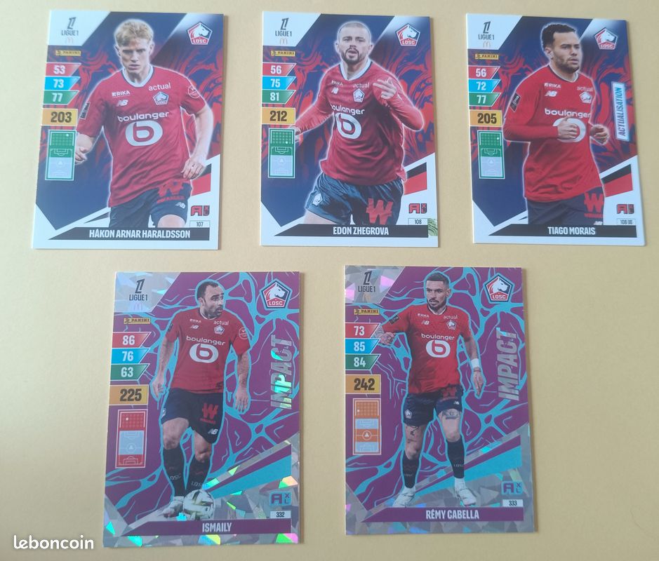 Carte Adrenalyn Signée OGC Nice - Carte De Collection Football Ligue 1, Joueur Marcel, Objet Rare