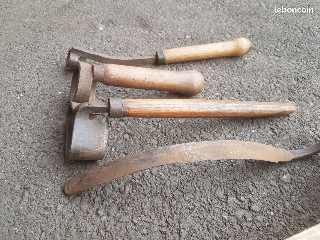 Ancien Rabot De Menuisier / Carrossier N°48 – Outil Ancien En Bois – France