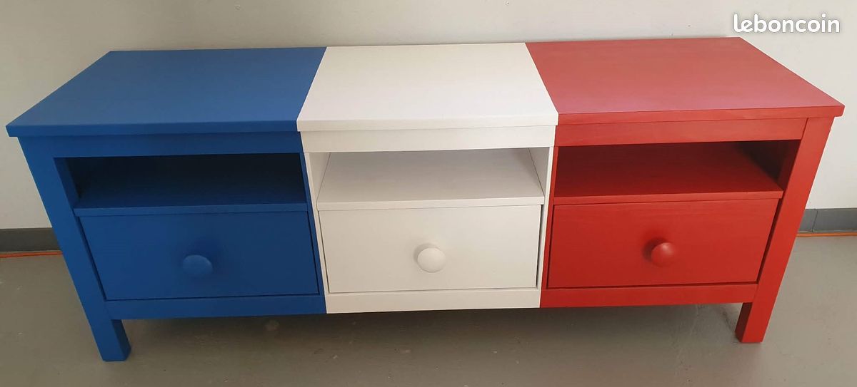 Meuble bas en bois, relooké (image 5)