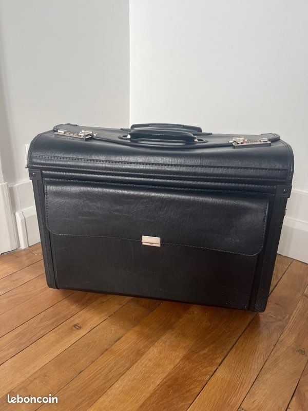 Valise En Cuir Pour Ordinateur Et Imprimante HP450/460/470 - Occasion En Bon état