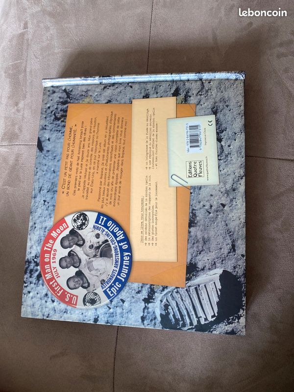 Livre enfant éducatif sur les premiers pas de l’homme sur la lune (image 7)