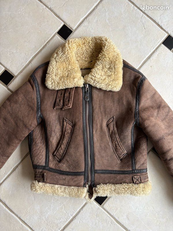 Veste Bombardier Vintage DOPE Bristol Bay - Taille L - Multicolore - Polyester/coton - Occasion Très Bon état