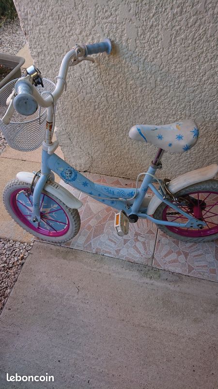 Vélo enfant reine des neiges 3 à 5 ans (image 1)