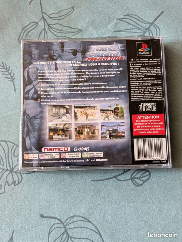 Jeu Playstation PS1 Time Crisis Project Titan - Complet Avec Notice (Bon état)