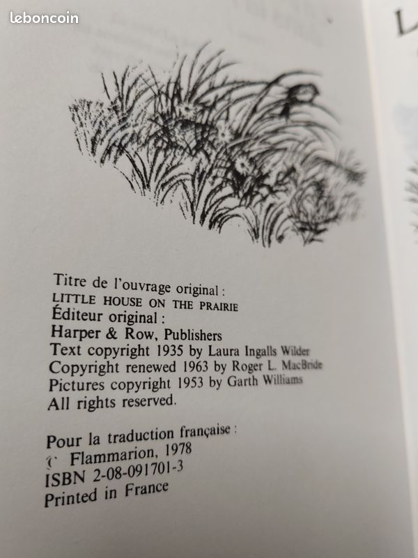 LOT 6 Livres La petite maison dans la prairie (image 3)