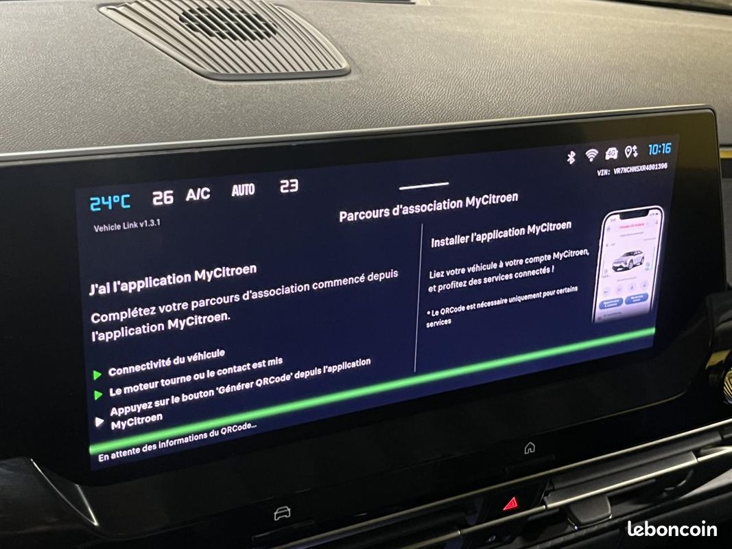 Citroen c5 x essence 130 cv bv eat8 / cuir / camera / affichage tete haute / chargeur induction (image 9)