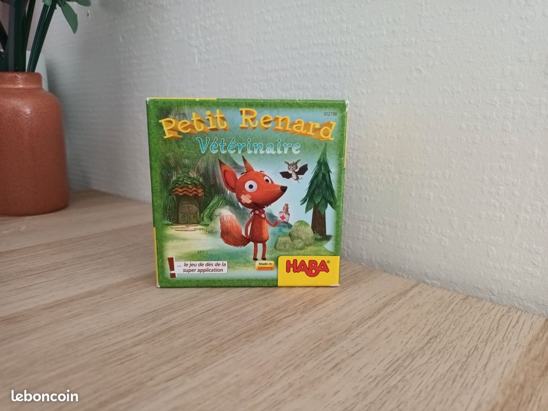 Jeu De Société HABA - Petit Renard Vétérinaire - Soigne Les Animaux - Pour Enfants 4 Ans Et +