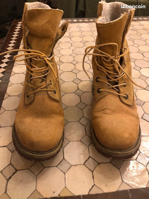 Boots Timberland cuir, original, unisexe (image 1)