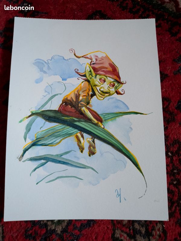 BD dessin d un lutin du dessinateur Horne (image 1)