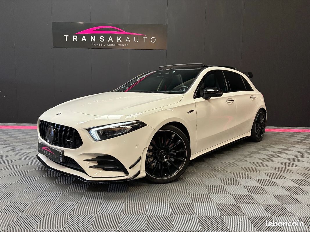 Mercedes classe a 35 amg 7g-dct / pack aéro / baquet / burmester / 2 pneus neufs (image 1)