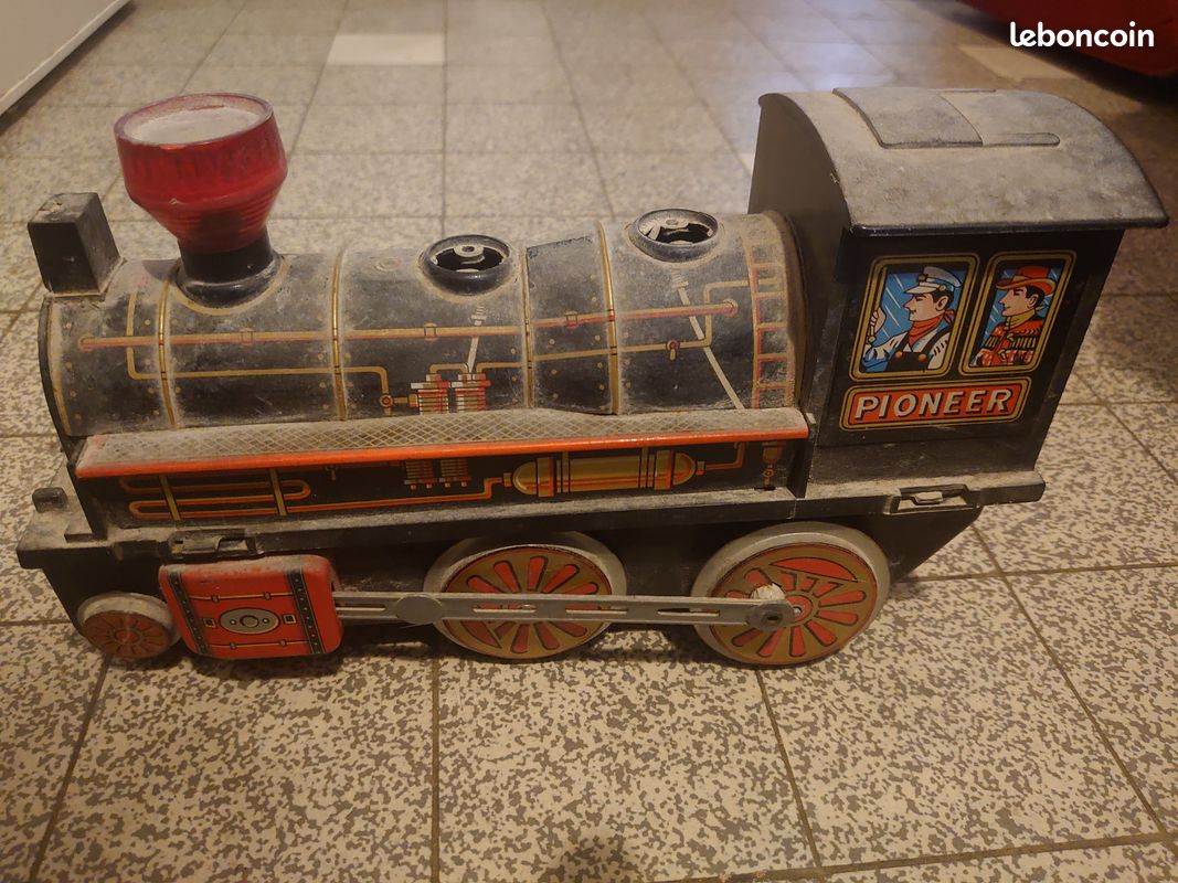 Wagon De Train Miniature En Métal Vintage - Ancien Jouet Collection - Occasion