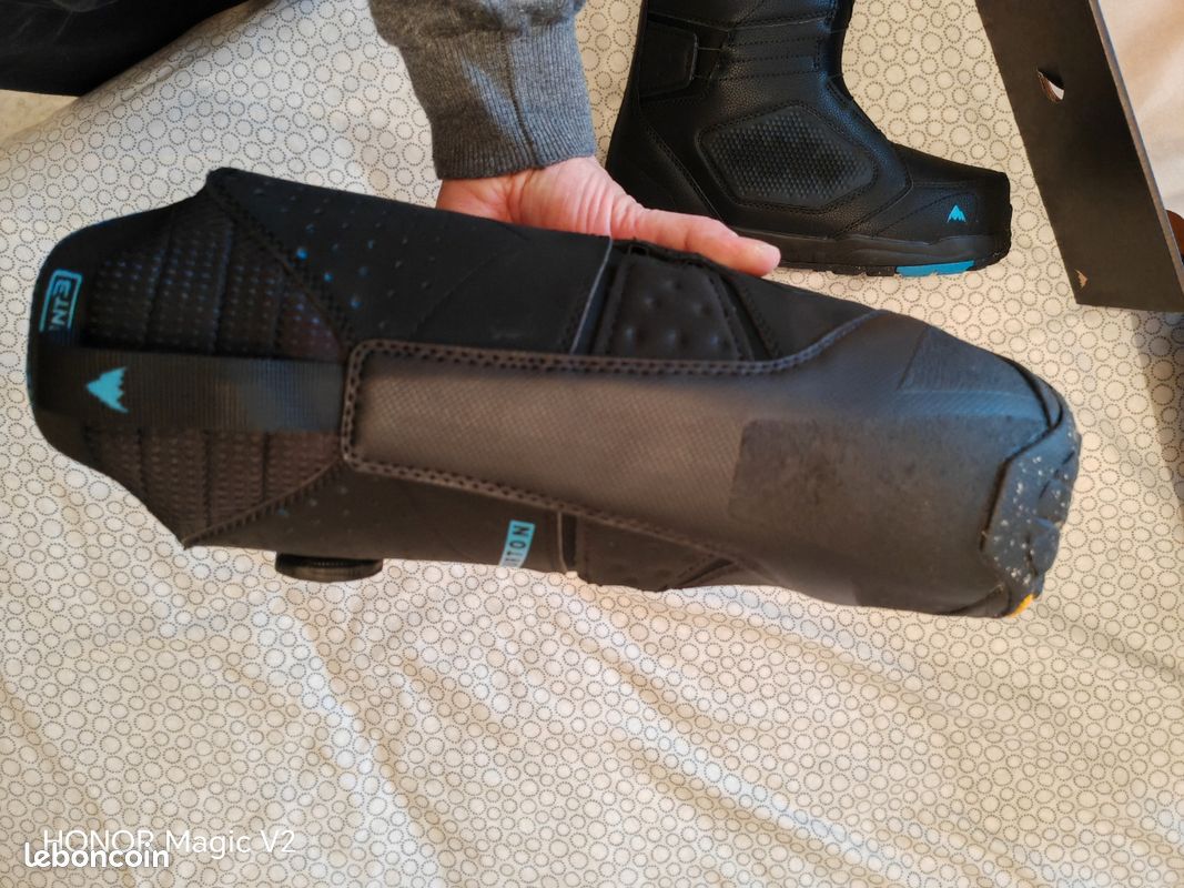 Bottes De Snowboard Burton Photon Double BOA - Taille 10, Marron/crème, Neuves