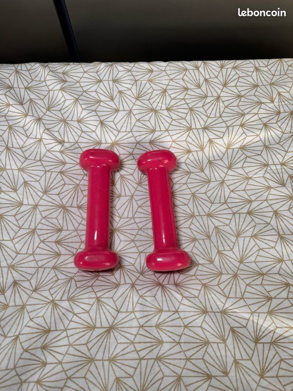 Lot de 2 haltères réglables pour femme, 1 kg – 1,5 kg – 2 kg