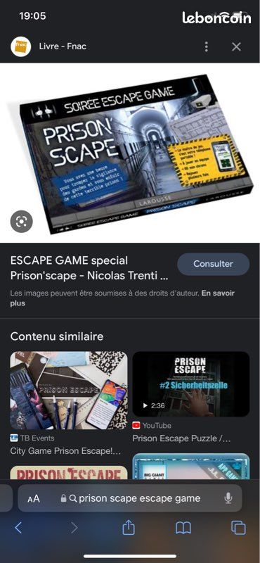 Jeu Escape Game Prison Scape (image 1)