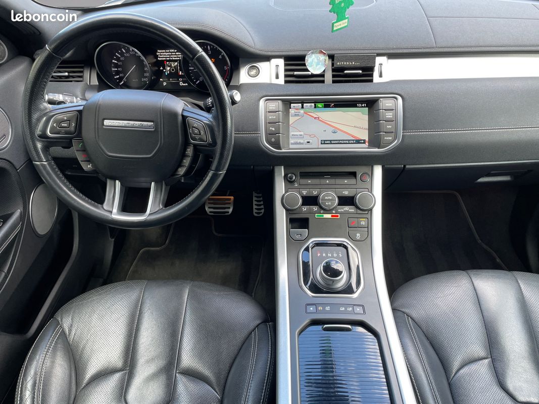 LAND ROVER EVOQUE Coupé SD4 190ch Dynamic GPS JA 20" noires Régulateur Meridian Cuir (image 2)