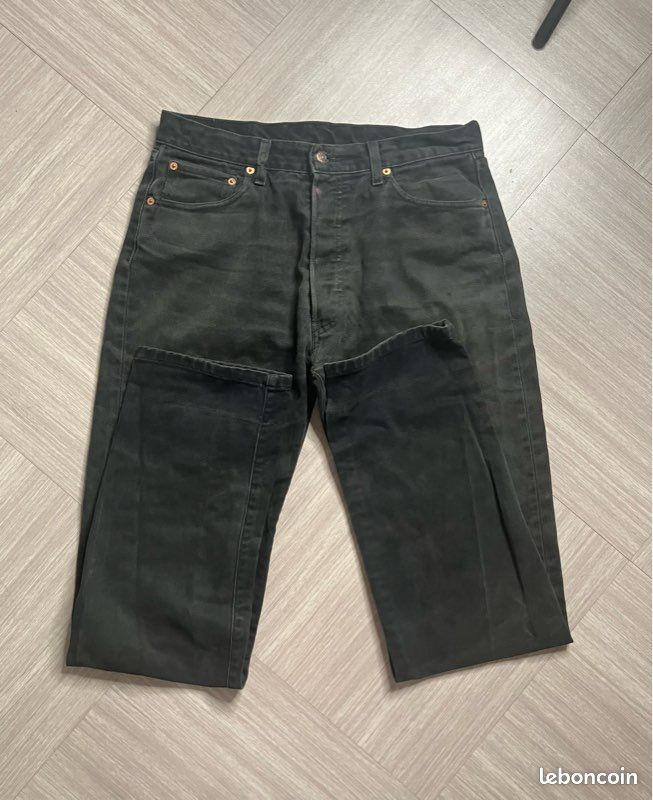 Jean Levi’s Vintage Vert Kaki – Coupe 501 – Tailles 30/34 – Neuf Sans étiquettes