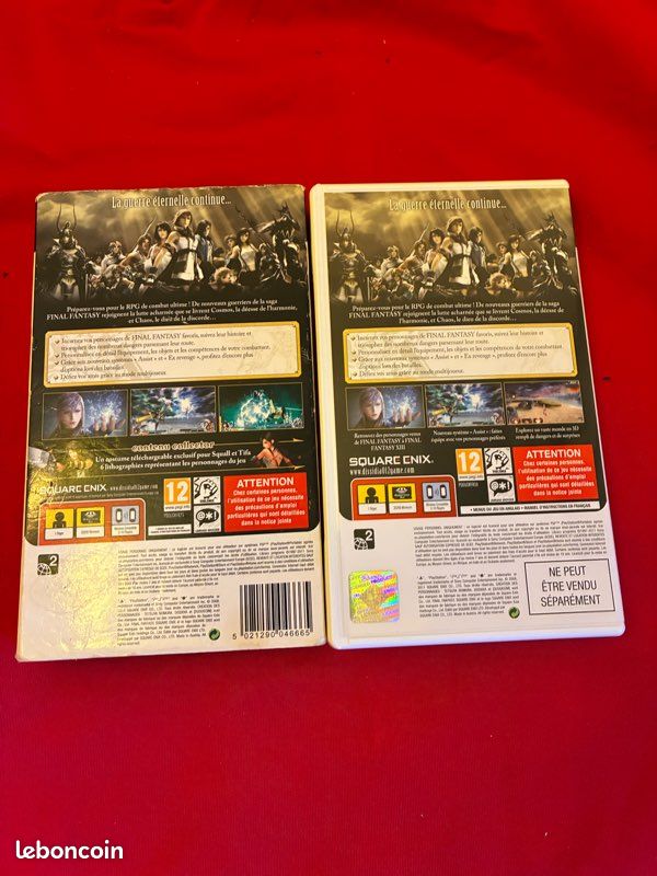 Notre avis sur Final Fantasy : Dissidia - PSP – Rue Montgallet