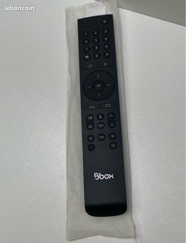 Télécommande Bouygues Télécom - Noire, Fonctionne Parfaitement, Idéale Pour Remplacer La Perdue !