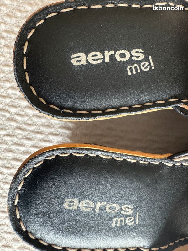 Sandale noire aeros Mel (image 5)