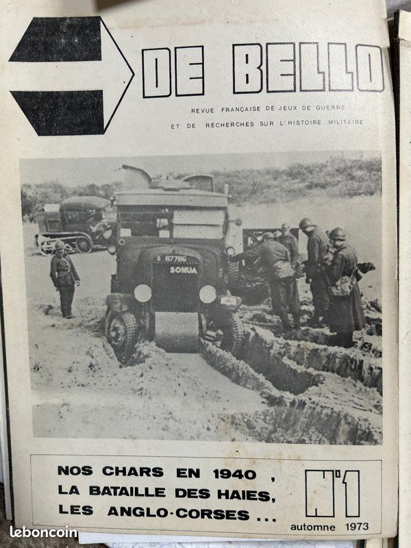 Collection de DE BELLO revue française, de jeux, de guerre et de la recherche sur l’histoire militaire (image 2)