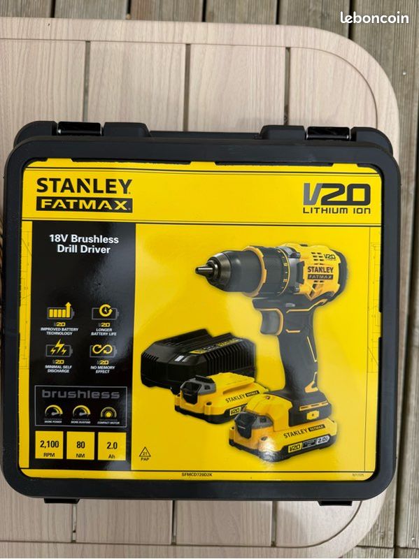 Pack Visseuse stanley Fatmax avec batterie neuf (image 1)