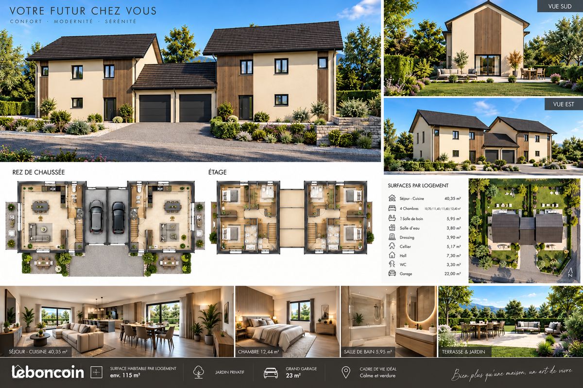Maison 5 pièces 115 m² · à Seyssel · 115 m² · 419 000 €