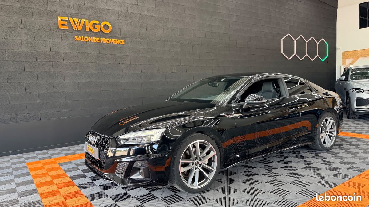 AUDI A5 COUPE 2.0 40 TFSI 205 HYBRID MHEV S-LINE BVA-APPLE CAR PLAY-GARANTIE 6 MOIs (image 1)