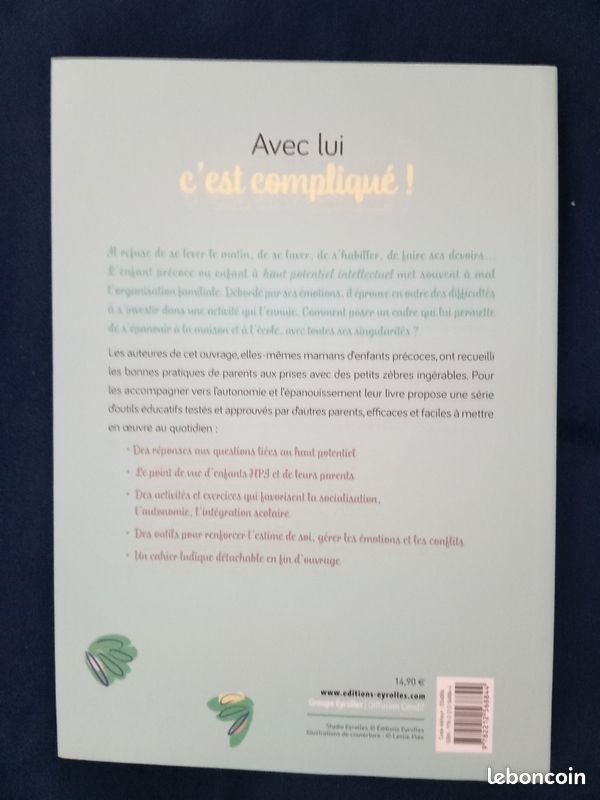 Avec lui c est compliqué vivre avec un enfant précoce,l aider à grandir et à réussir (image 2)