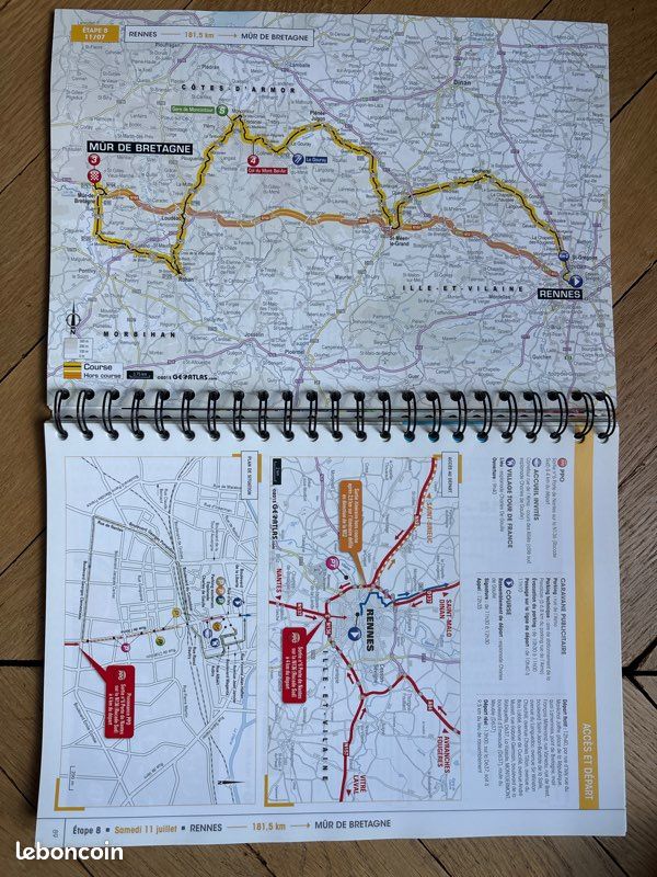 Livre De Route / Roadbook Officiel Du Tour De France 2015 - Édition Originale