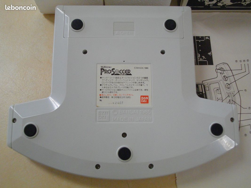 Jeu électronique Bandai PRO SOCCER 1985 - Fonctionne - État Correct