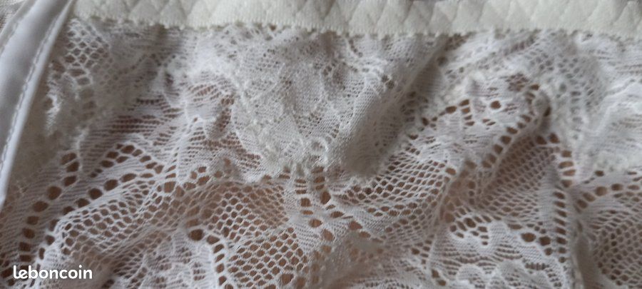 Porte-jarretelles Lise Charmel Haute Couture, Blanc, Taille 1/2, Neuf Sans étiquette