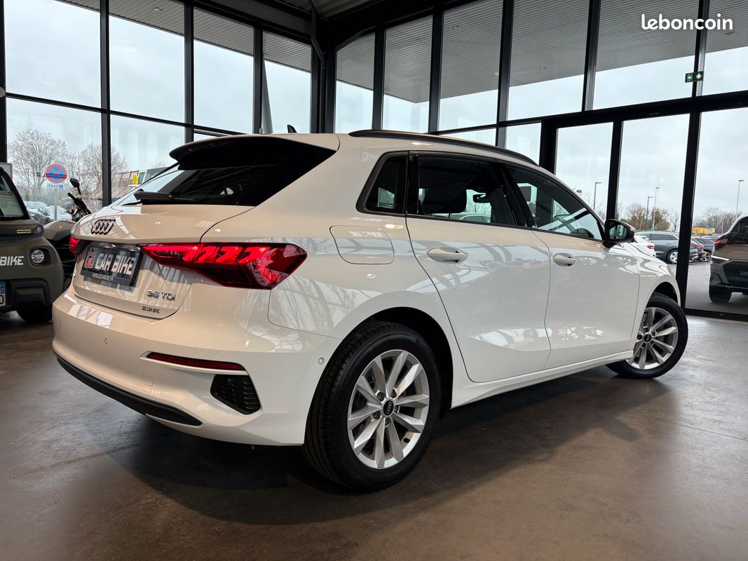 Audi A3 Sportback TDI 150CH S Tronic Garantie 6 ans Suivi Audi feux LED Apple Carplay GPS Sièges chauffants 419/mois (image 2)