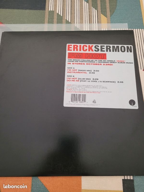 Vinyle Érick Sermon I'm hot (image 1)