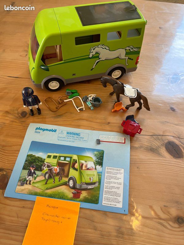Playmobil 6928 Cavalier avec van et cheval (image 2)