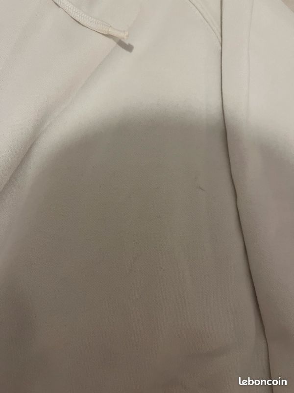 Sweat à capuche blanc (image 3)