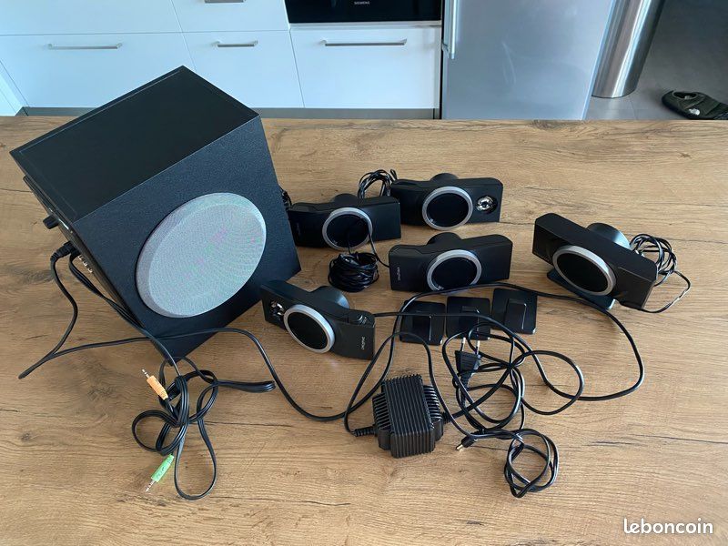 Système hi-fi avec caisson de basses Creative Photo, audio